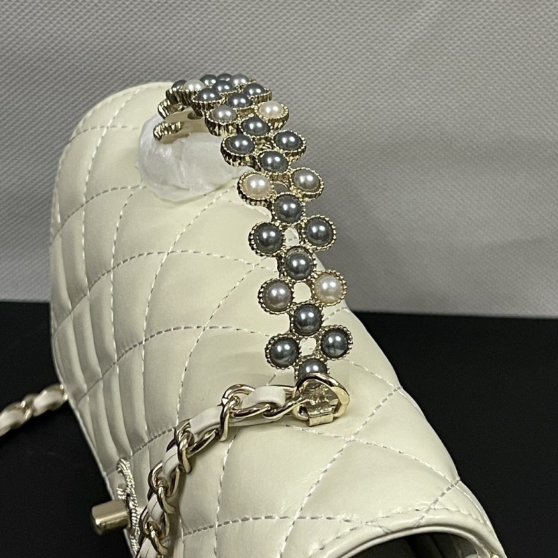 Ch**el top handle bags